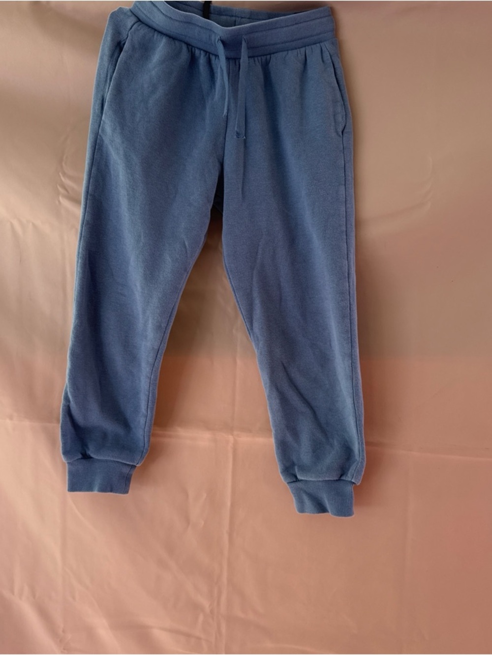 H&M Dusty Blue Fleece Joggers for Kids